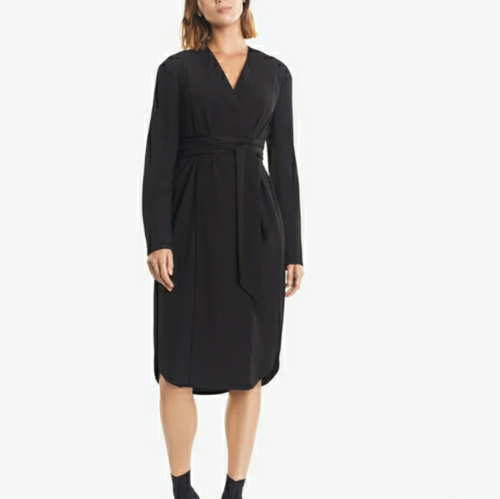 NWT MM LAFLEUR THE GOSIA DRESS IN BLACK SZ 6